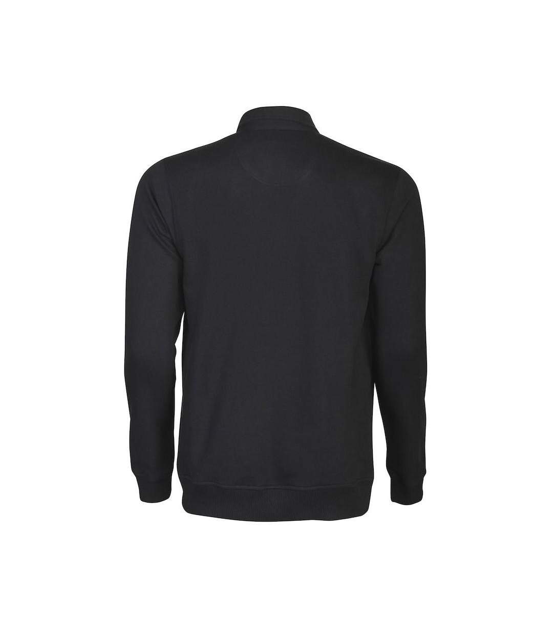 Unisex Adult Homerun Long-sleeved Polo Shirt Black Printer-2