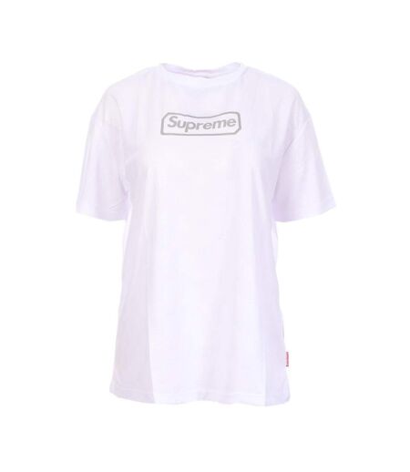 T-shirt Blanc Femme Supreme Grip Becca - M