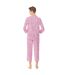 Ensemble De Pyjama Long Manches ¾ Motif/style Cachemire Femme Rose Ralph Lauren-3