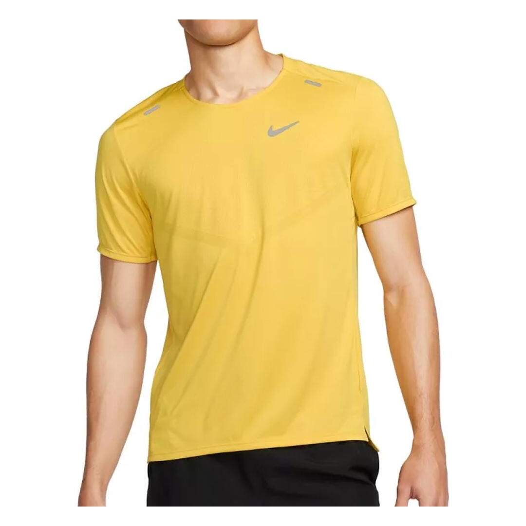 T-shirt Jaune Homme Nike Rise - L-1