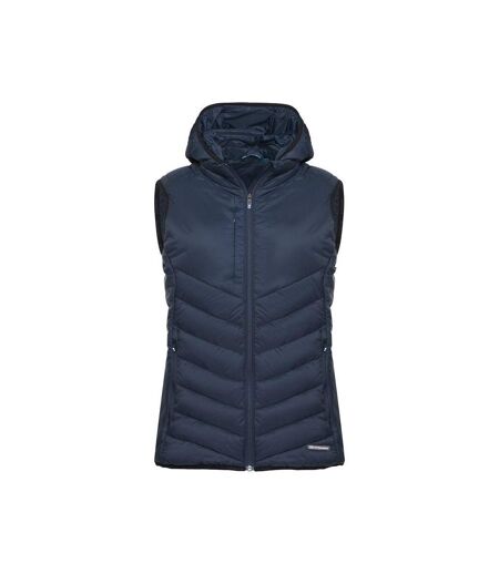 Womens/ladies Mount Adams Body Warmer Dark Navy Cutter & Buck