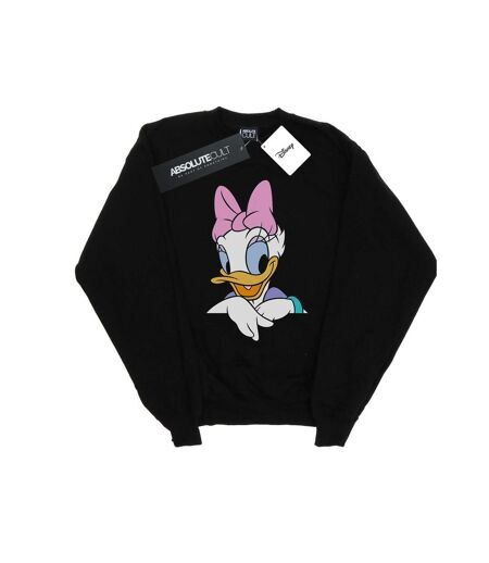 Disney Sweatshirt Daisy Duck Big Portrait - Femmes/Ladies (Noir) - UTBI28187