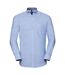 Chemise Homme Bleu Bleu Marine Russell Collection-1
