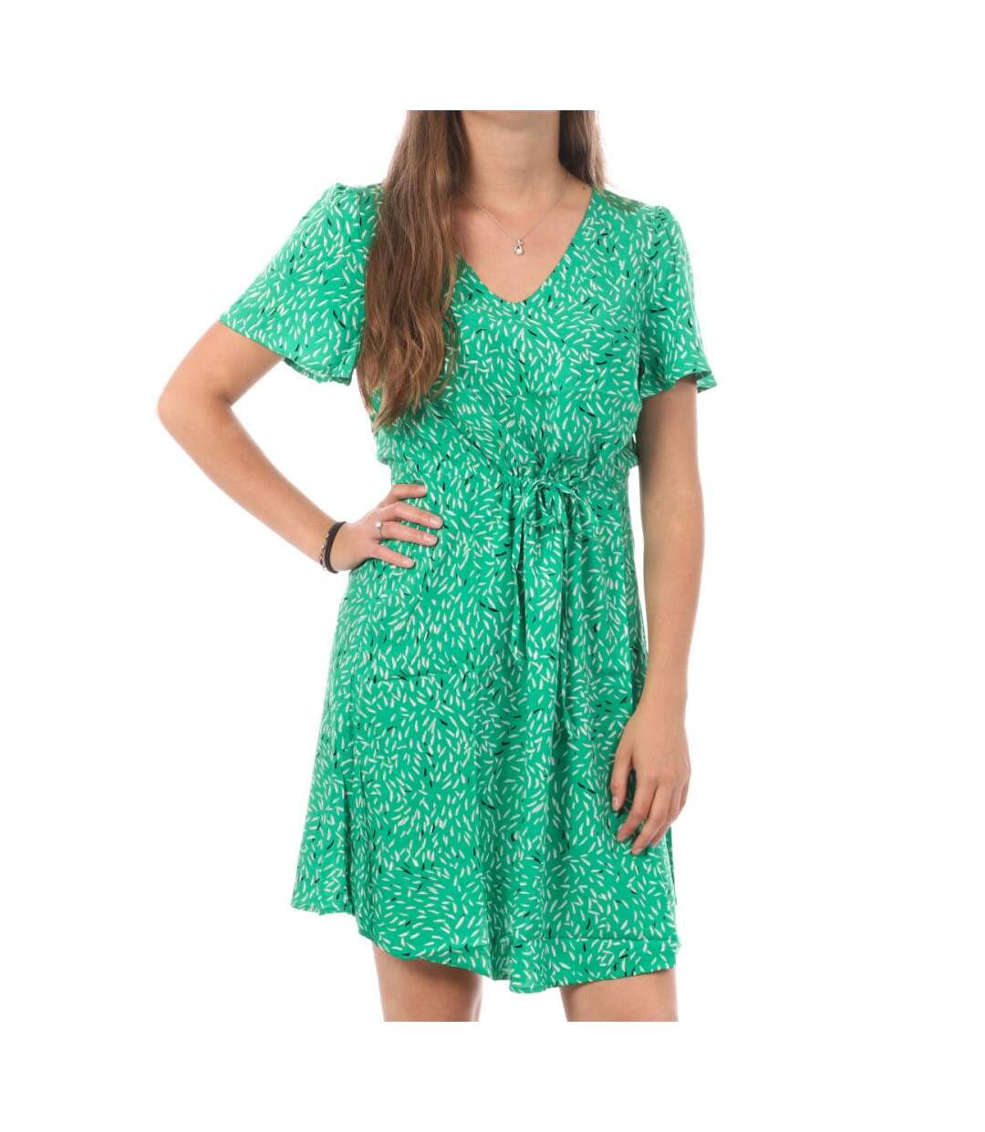 Robe Verte à Motifs Femme Vero Moda Easy - L-1