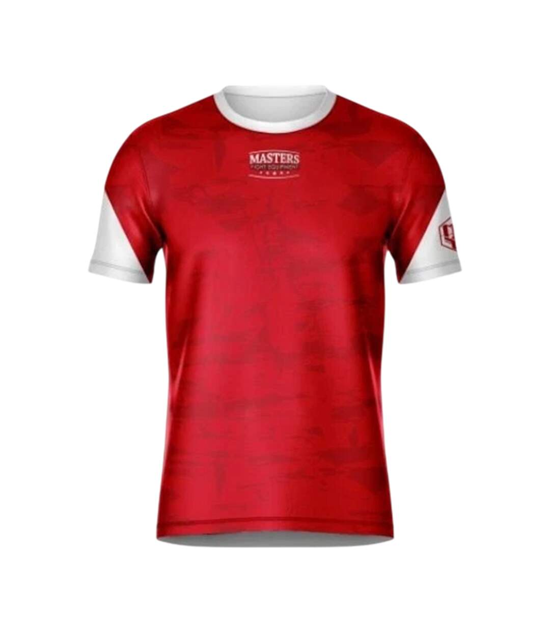Mens Fight Kickboxing T-shirt Red Masters-1