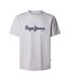 T-shirt gris homme pepe jeans dorian - l-1