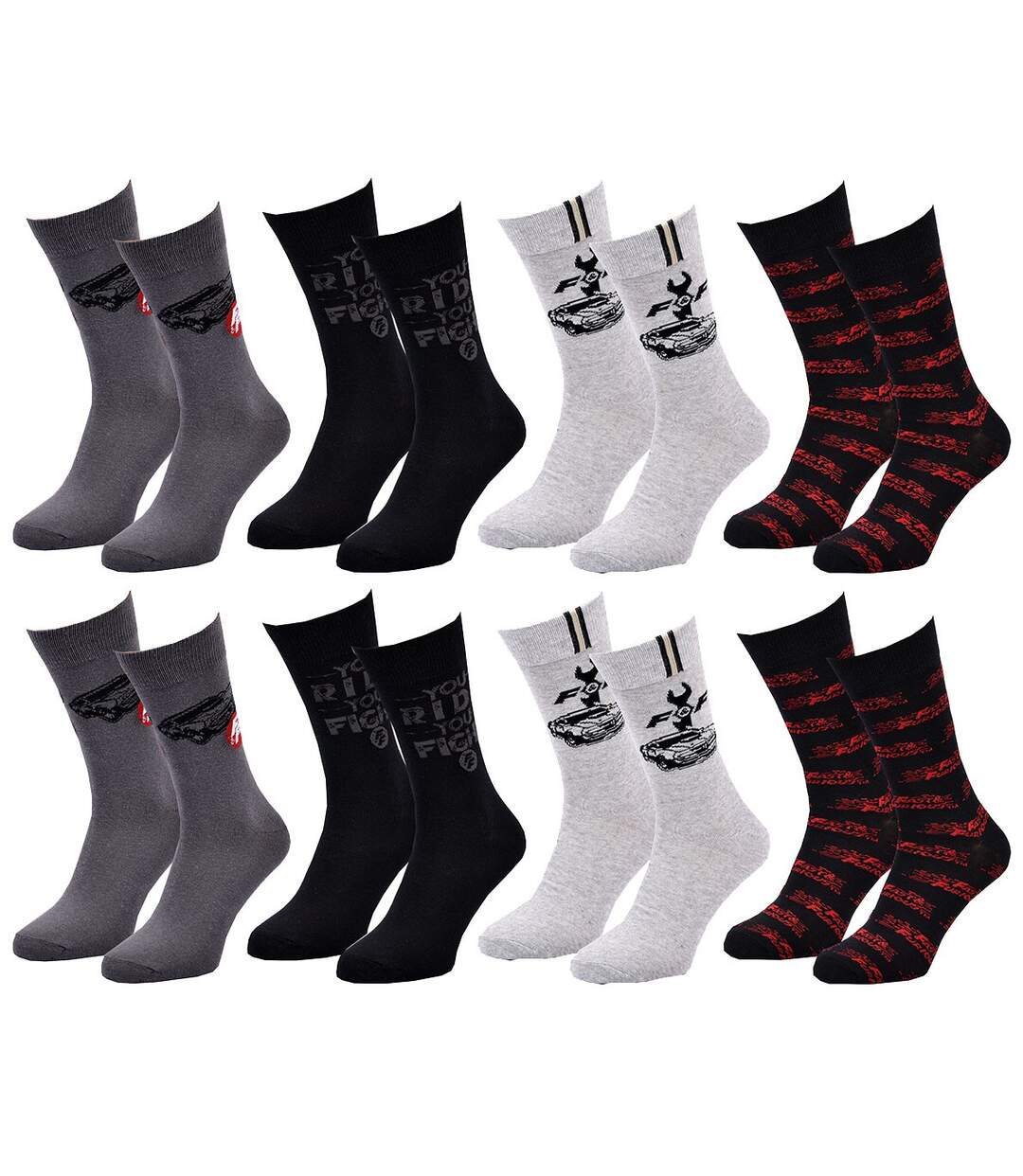 Chaussettes Pack HOMME FAST AND FURIOUS Pack de 8 Paires 1587-2