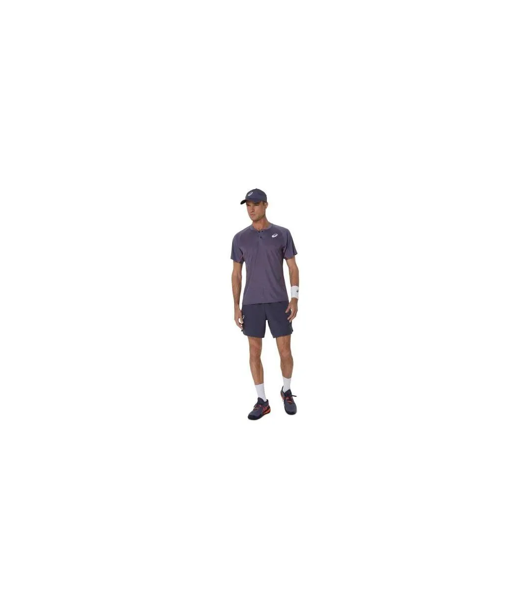 Polo Match Homme Bleu Indigo Asics-1