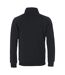 Unisex Adult Classic Half Zip Sweatshirt Black Clique-2