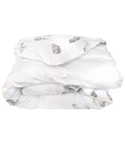 Housse de couette percale pur coton PLUMES
