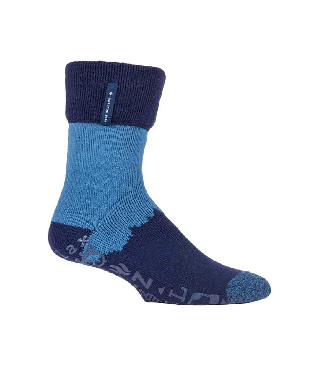 Chaussettes de Lit Homme Thermiques Antidérapantes