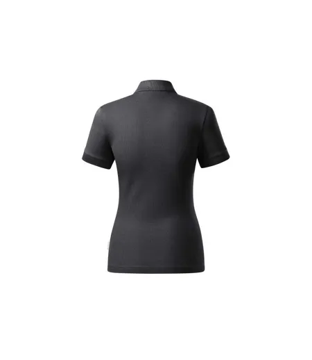 Womens/ladies Resist Heavyweight Polo Shirt Grey Rimeck