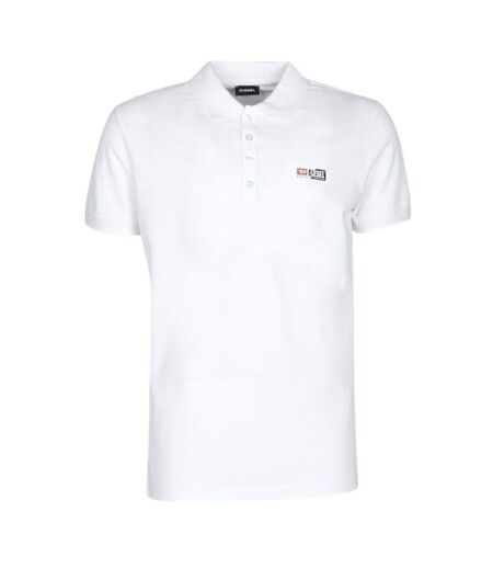 Polo Motif Logo T-weet Homme Blanc Diesel