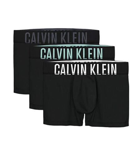 X3 boxers noir/bleu homme calvin klein jeans trunk 3