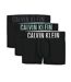X3 boxers noir/bleu homme calvin klein jeans trunk 3-1