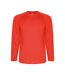 Mens montecarlo long-sleeve sports t-shirt rouge Roly