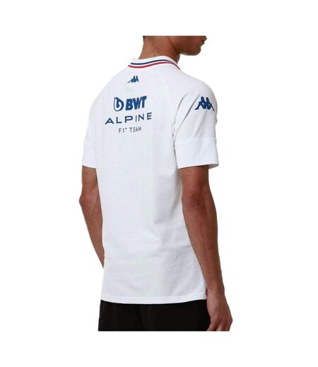 Polo blanc homme kappa andowi - m