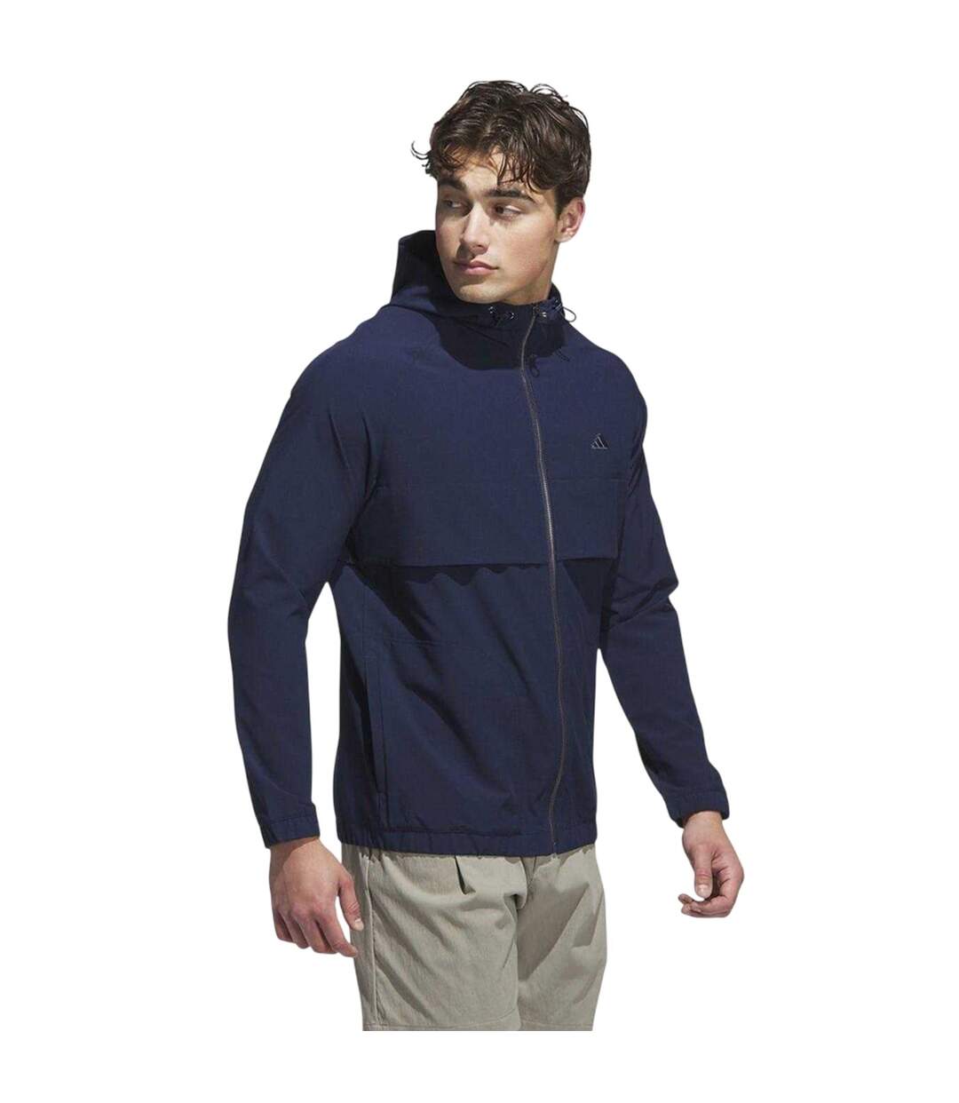 Veste À Capuche Go-to Homme Bleu Marine Adidas-4