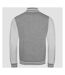 Blouson d´université adulte gris chiné / blanc Awdis Awdis