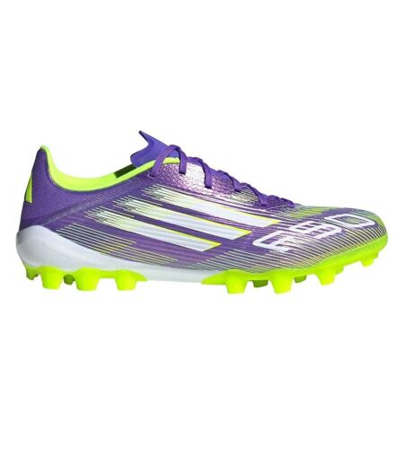 Unisex Adult F50 League Cleated Artificial Ground Football Boots Purple White Adidas