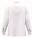 Chemise oversize en lin - Femme - PATS501 - blanc-2