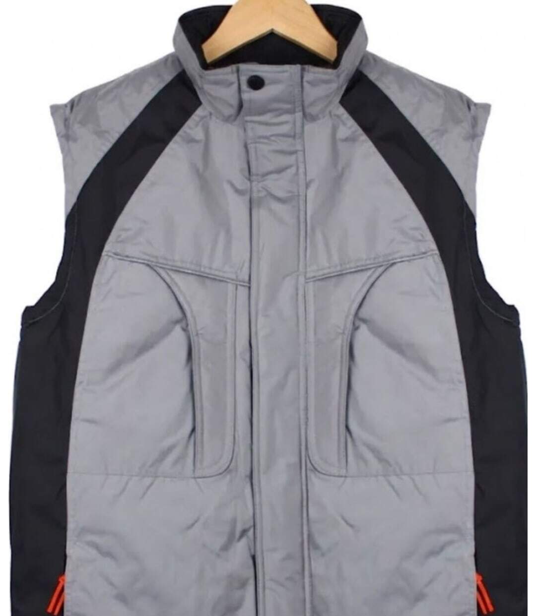 SEDETEX SH1138G — Gilet sans manches gris et noir : protection imperméable et visibilité accrue-2