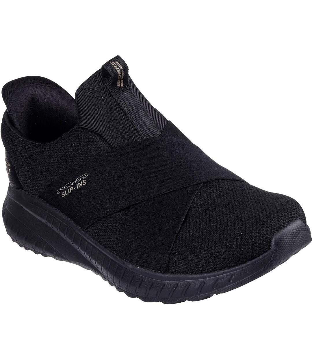 Womens/ladies bobs squad chaos your moment shoes black Skechers-1