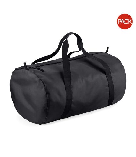 Lot De 2  Packaway Sac De Voyage 32 Litres Taille Unique Noir Noir BagBase