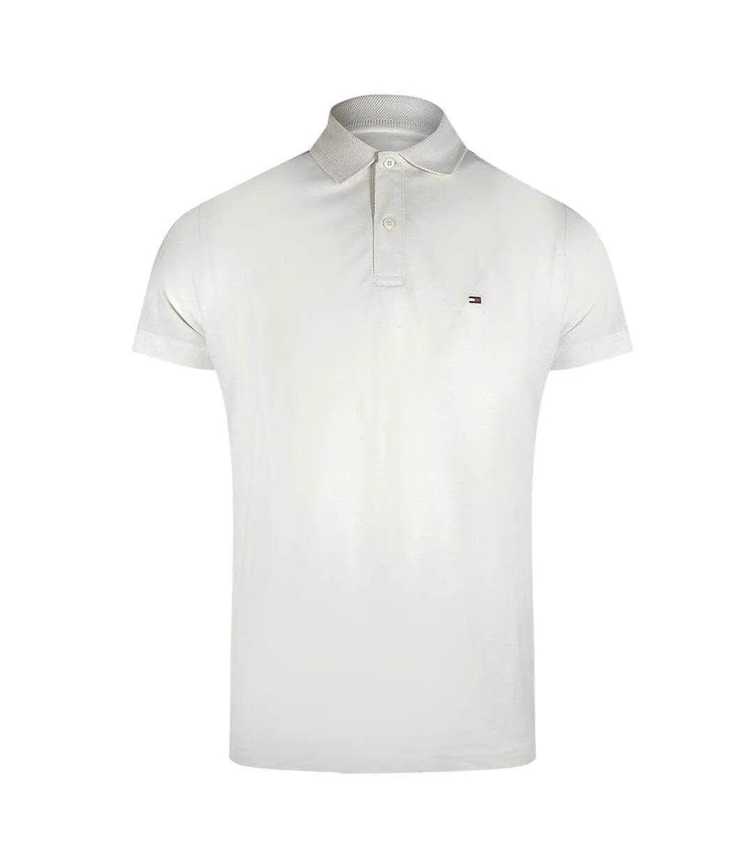 Polo Weathered Homme Blanc Tommy Hilfiger-1