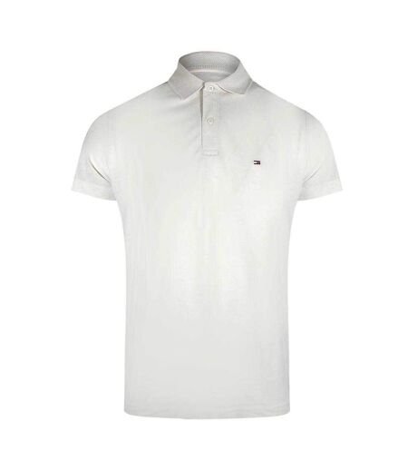 Polo Weathered Homme Blanc Tommy Hilfiger