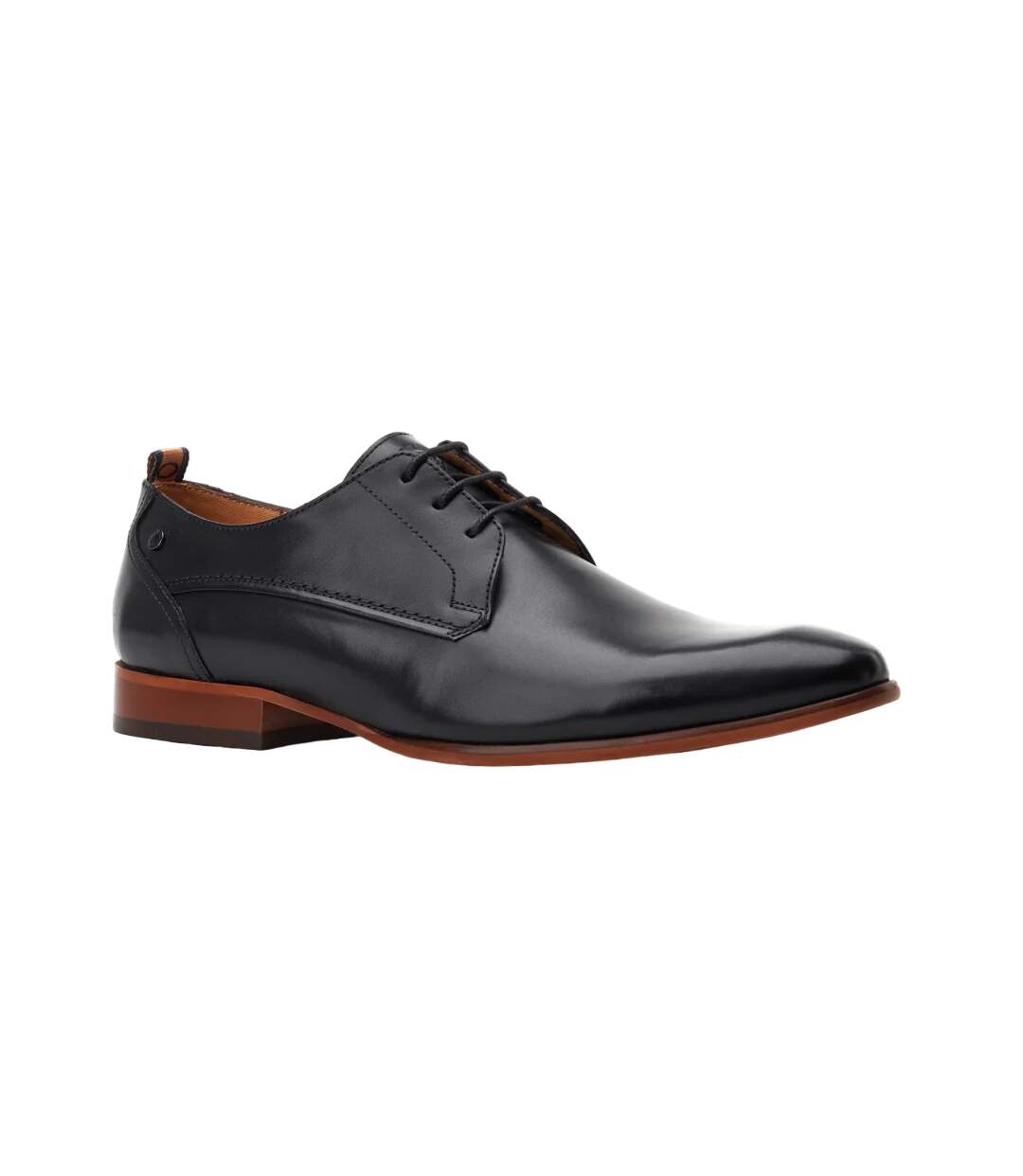 Chaussures brogues gambino homme noir Base London-1