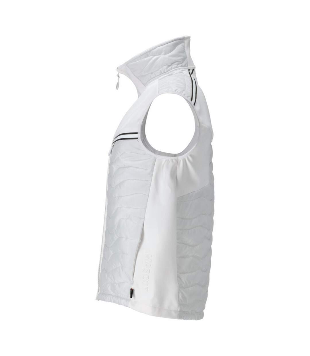 Veste Sans Manches Customised Homme Blanc Mascot-4