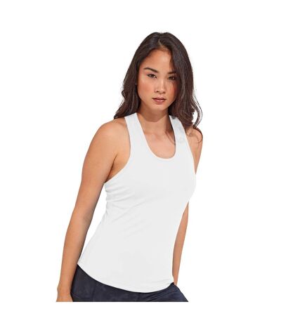 Womens/ladies Performance Recycled Vest White TriDri
