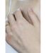 Irregular Knot Twisted Mobius Adjustable Dainty Sterling Silver Ring-1