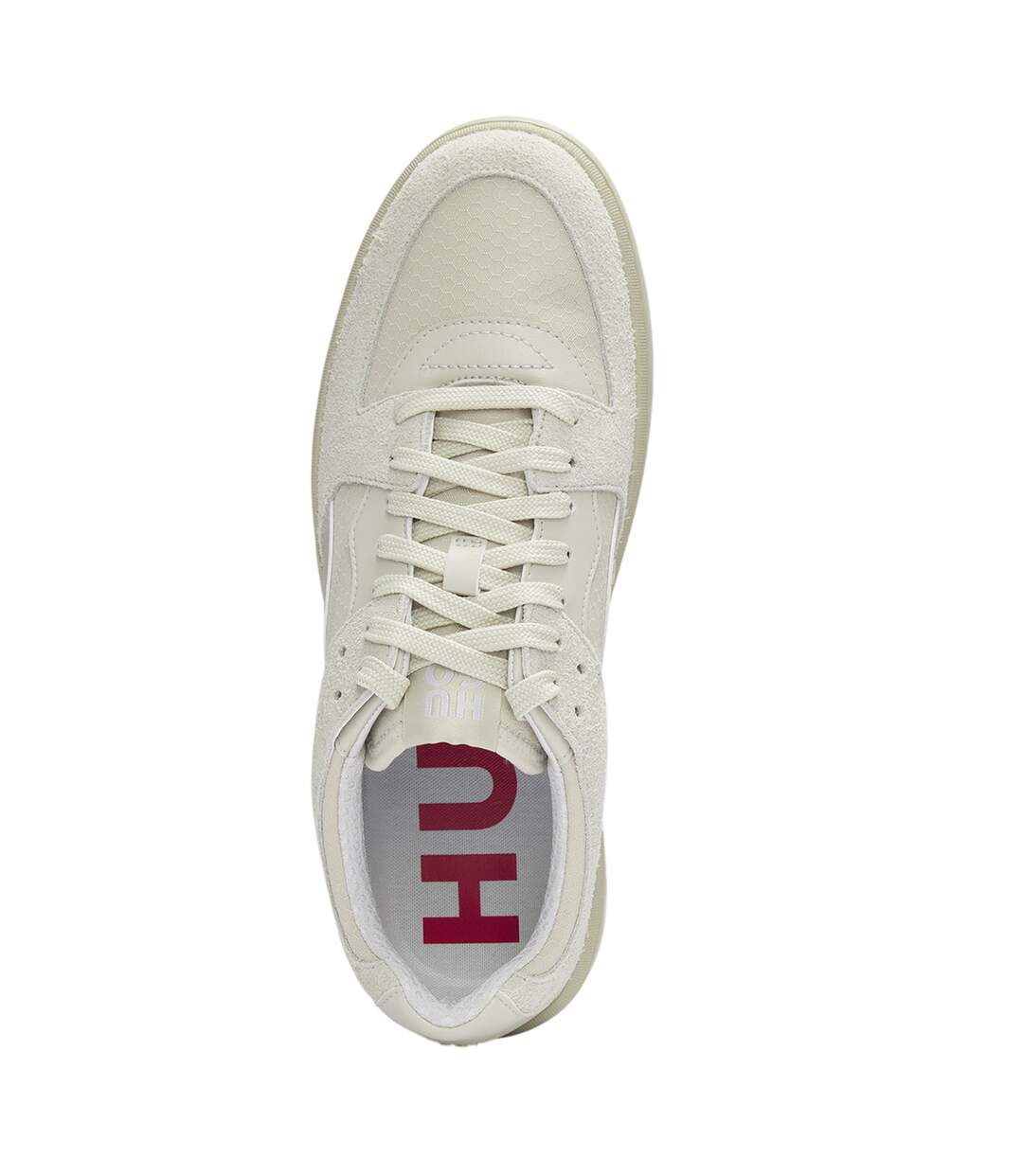 Baskets Tennis Homme Beige Clair Hugo-3