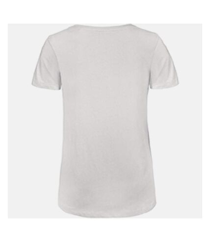 B&C Womens/Ladies Favourite Organic Cotton V-Neck T-Shirt (White) - UTBC3642