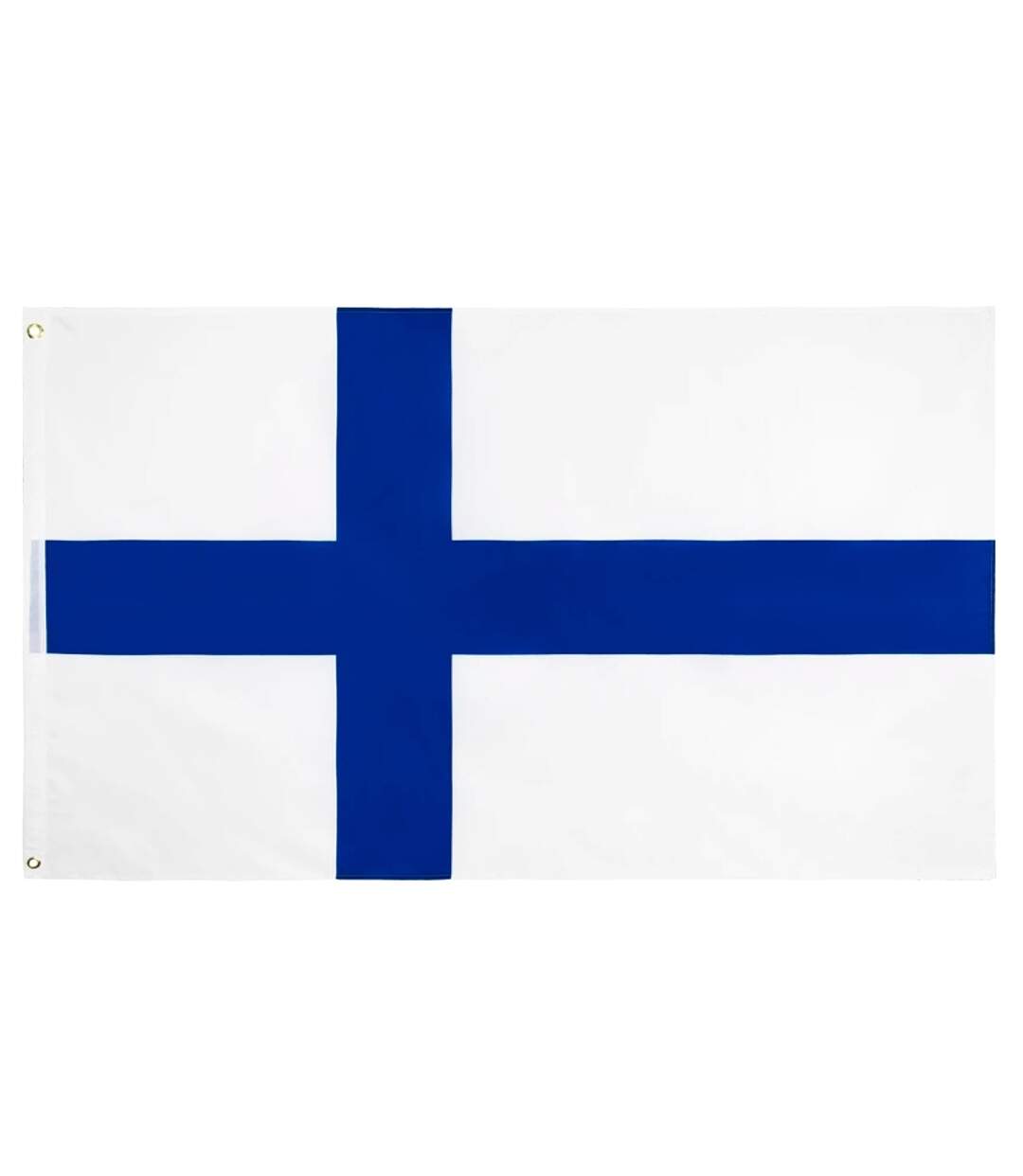 Drapeau 150 Cm X 90 Cm Blanc Bleu Printwear-1
