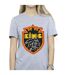 Disney Womens/Ladies The Lion King Crest Cotton Boyfriend T-Shirt (Gris sportif) - UTBI29450-3