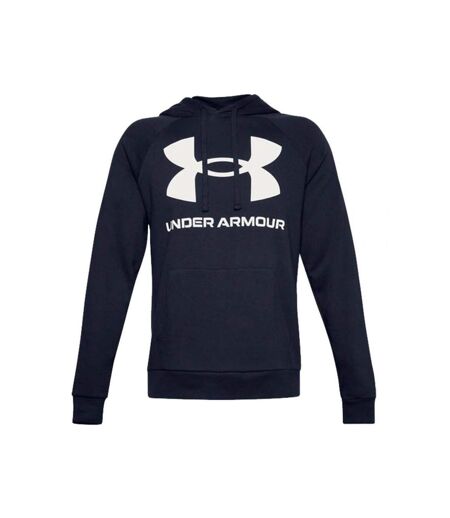 Sweat À Capuche Rival Homme Bleu Marine Under Armour