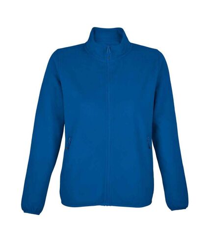 SOLS Womens/Ladies Factor Microfleece Recycled Fleece Jacket (Royal Blue)