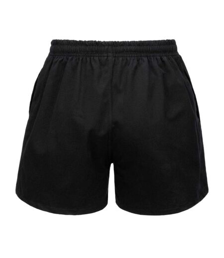 Short De Rugby Adulte Noir KooGa