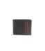 Eastern Counties Leather Carter Leather Slimline Card Wallet (Black/Red) (One Size) - UTEL365