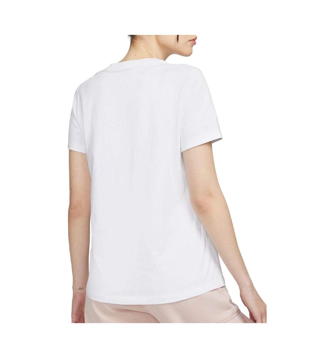 T-shirt Blanc Femme Nike Vday - L