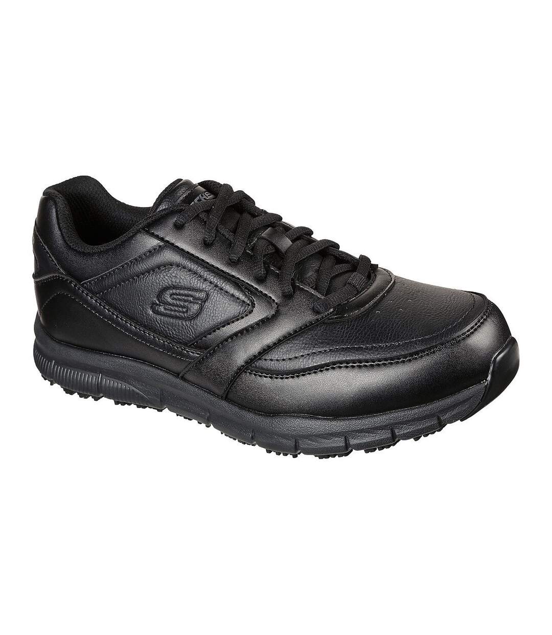 Mens nampa occupational trainers black Skechers-1