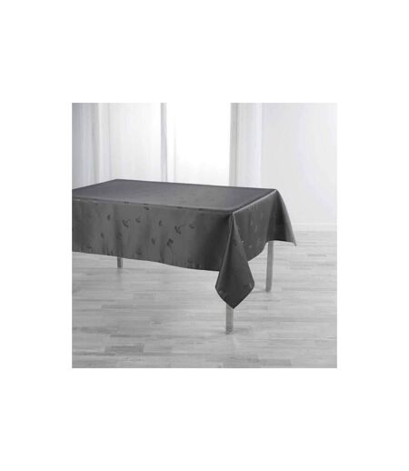 Nappe Imprimé Jacquard Ophélie 140x250cm Anthracite