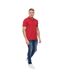 Mens Upwood Polo Shirt Red Bewley & Ritch-1