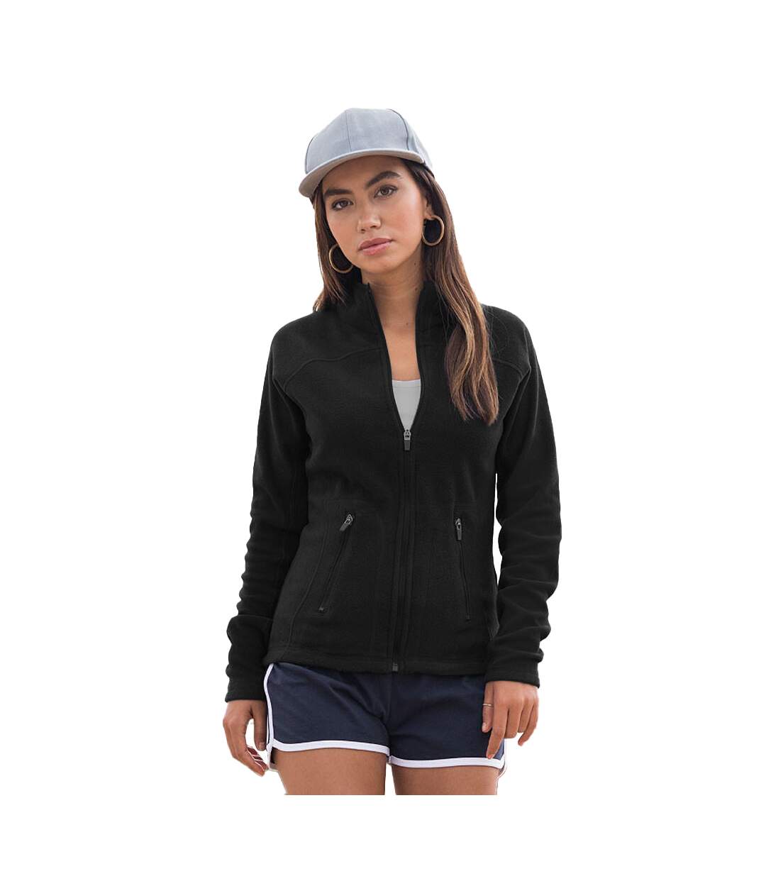 Skinni Fit - Veste polaire anti-peluche - Femme (Noir) - UTRW1345