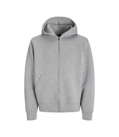 Sweat zippé gris homme jack & jones cover scuba