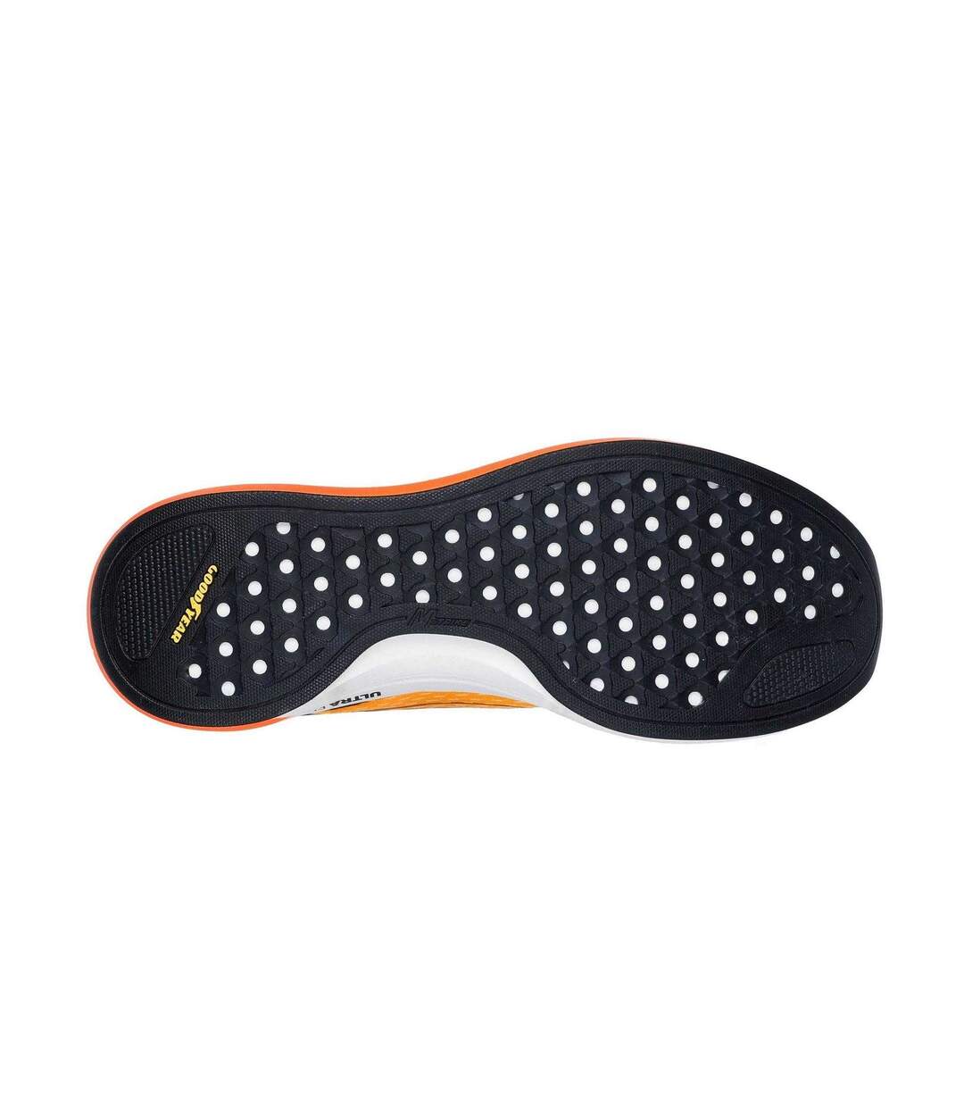Mens Go Run Pulse Trainers Orange Skechers-3