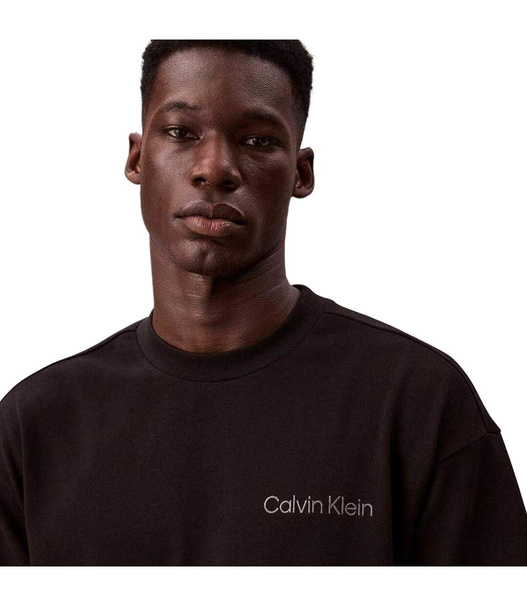 T-shirt Motif/style Logo Homme Noir Calvin Klein-4